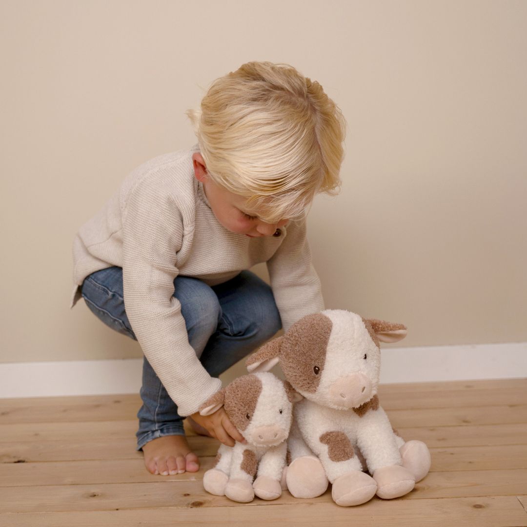 Little Dutch Little Farm knuffel koe groot 25cm