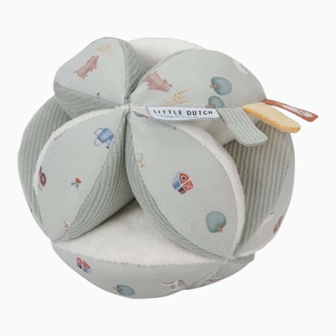 Little Dutch Little Farm grijpbal van stof