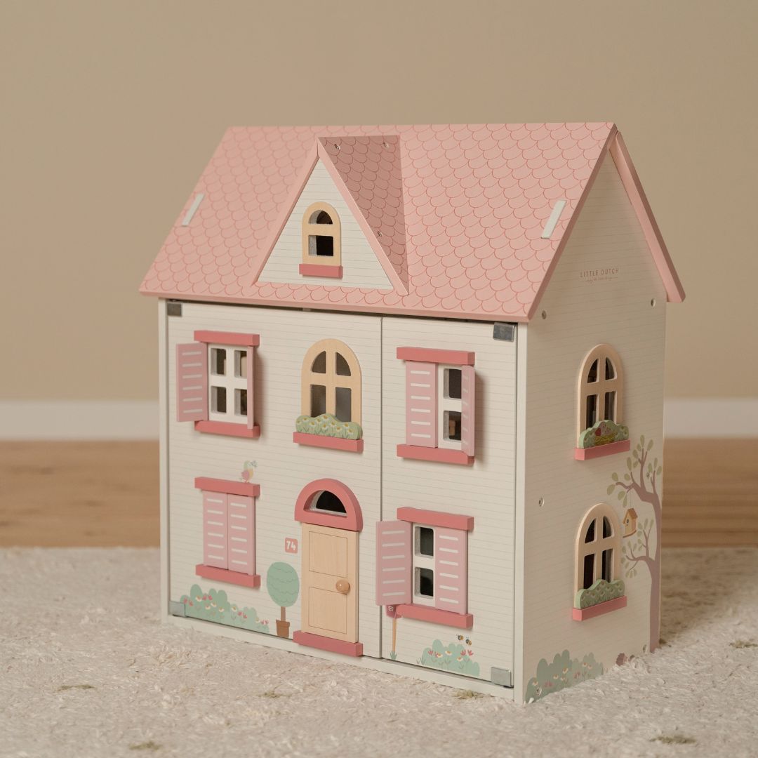 Little Dutch groot poppenhuis met accessoires van hout
