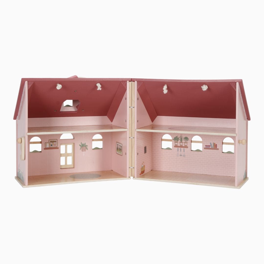 Little Dutch draagbaar houten poppenhuis