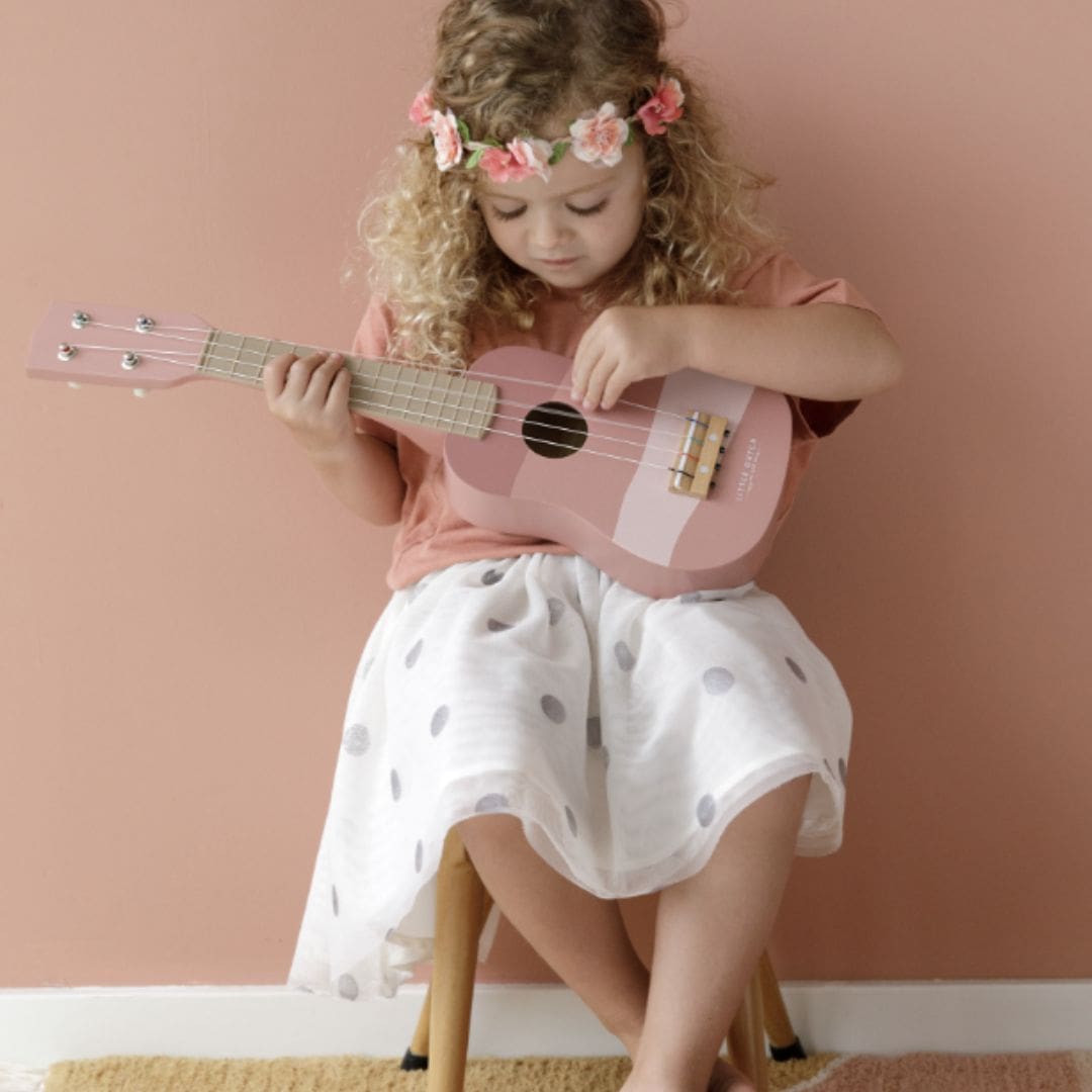 Little Dutch gitaar roze