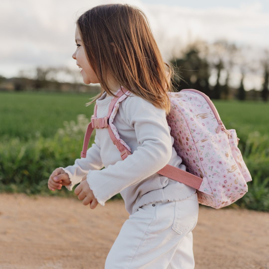 Little Dutch kinderrugtas fairy garden roze