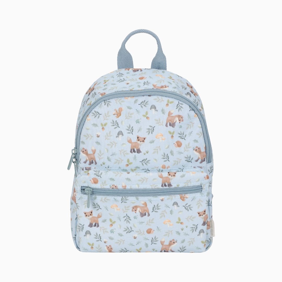 Little Dutch kinderrugtas blauw met Forest Friends thema