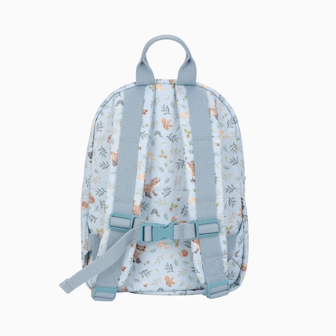 Little Dutch kinderrugtas blauw met Forest Friends thema