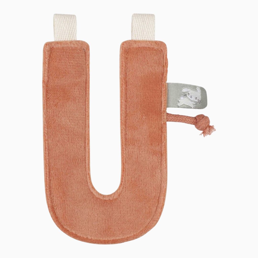 Little Dutch vlaggenslinger element letter U