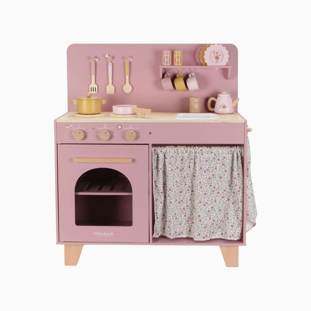Little Dutch houten speelkeuken roze
