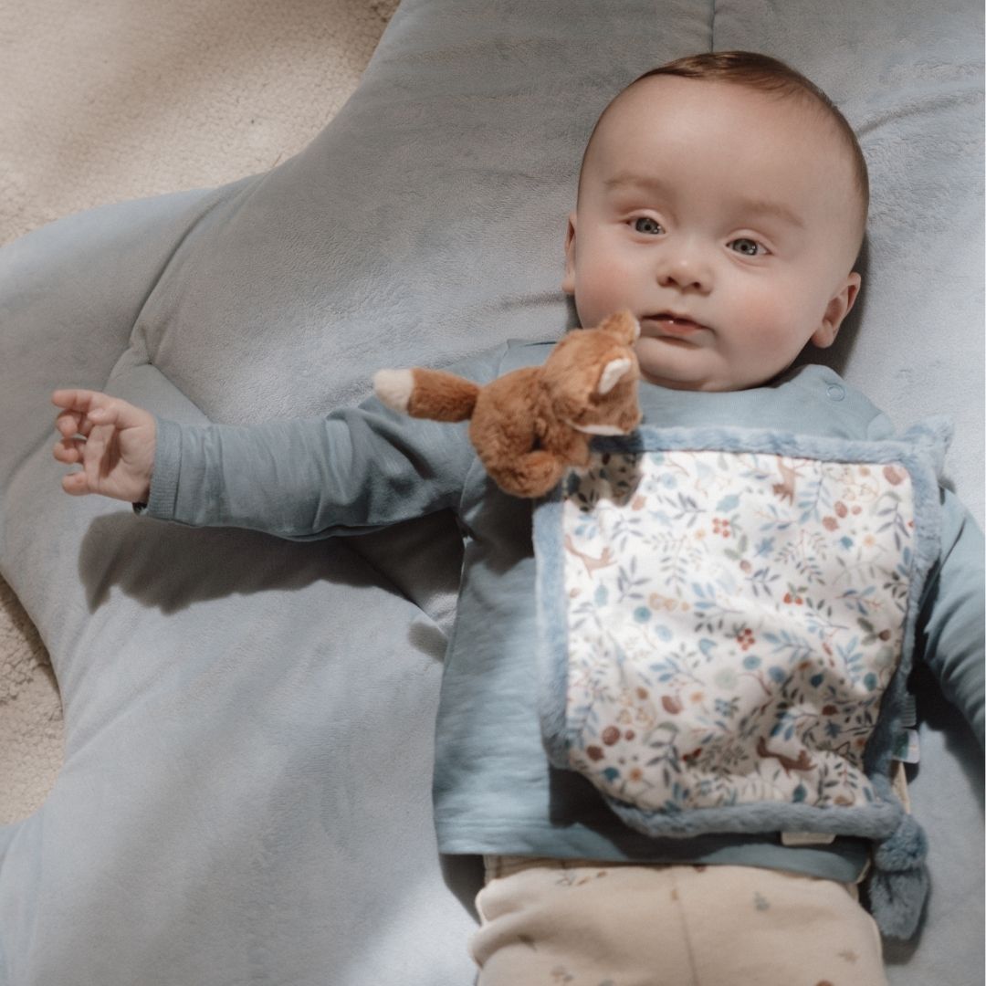 Little Dutch knuffeldoekje vos met een print van de Forest Friends collectie