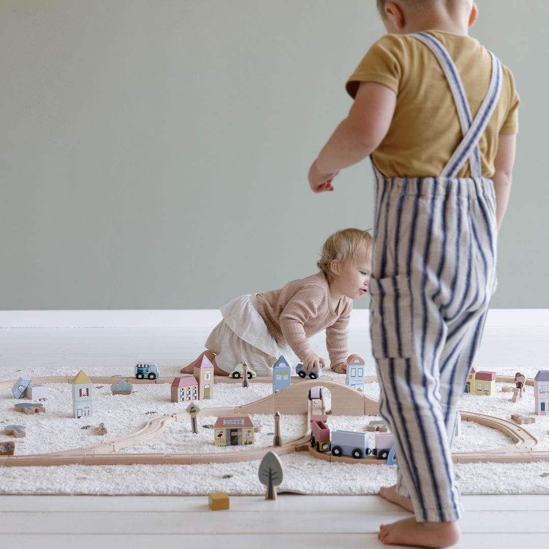 Little Dutch houten treinbaan XL