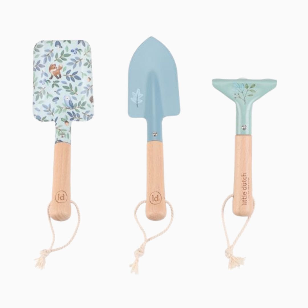 Little Dutch tuingereedschap Forest Friends set met twee schepjes en hark