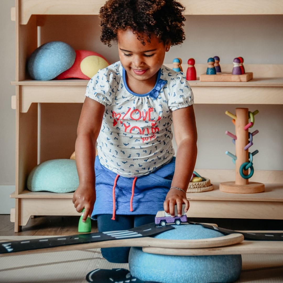 stapelstein balansplank smal van hout van het Duitse merk lulo