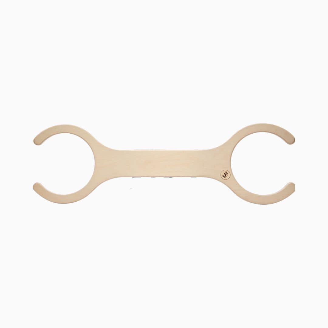 Lulo balansplank van hout met smalle brug voor Stapelstein-stenen