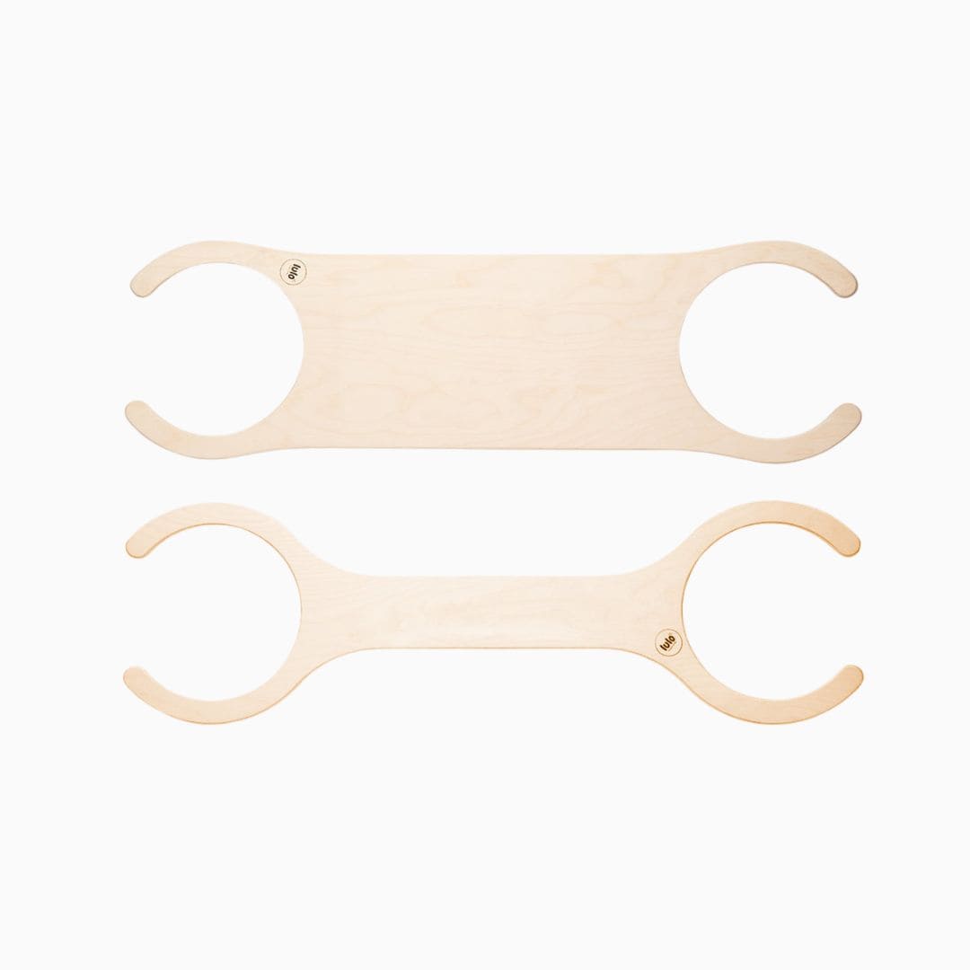 lulo set van 2 houten balansplanken voor stapelstein-stenen