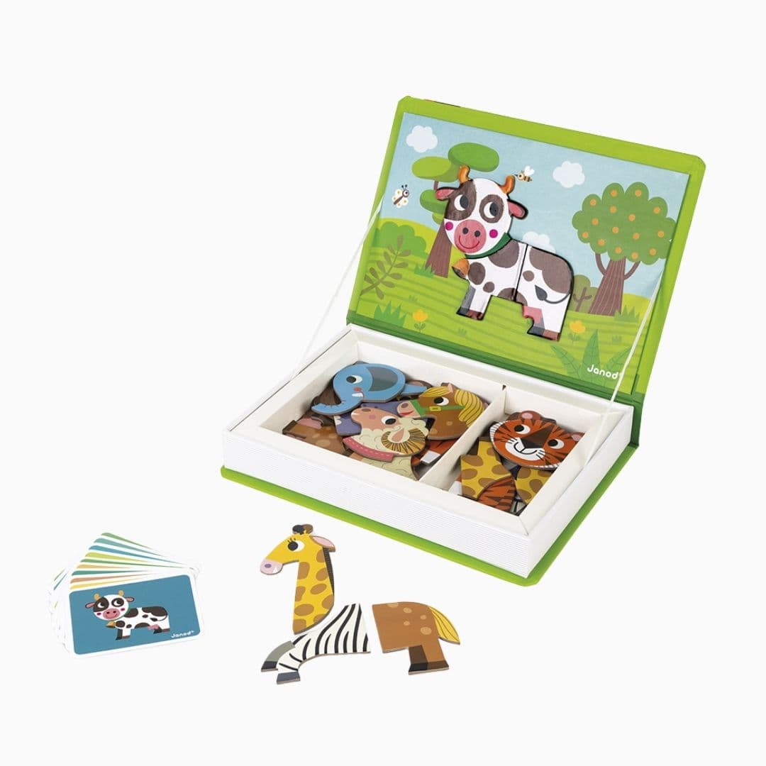 Janod magneetboek - dieren