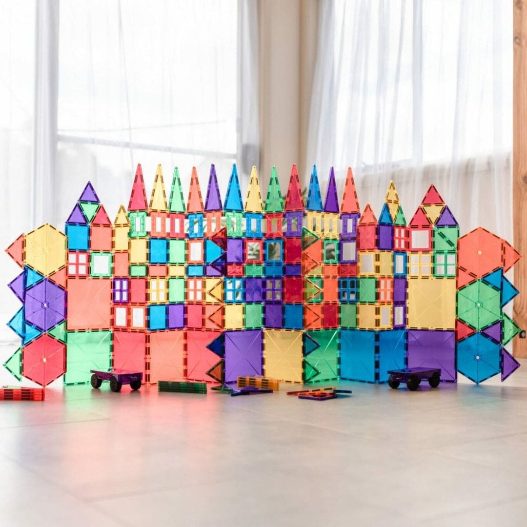 Connetix Rainbow magnetische tegels mega pack met 212 stukjes