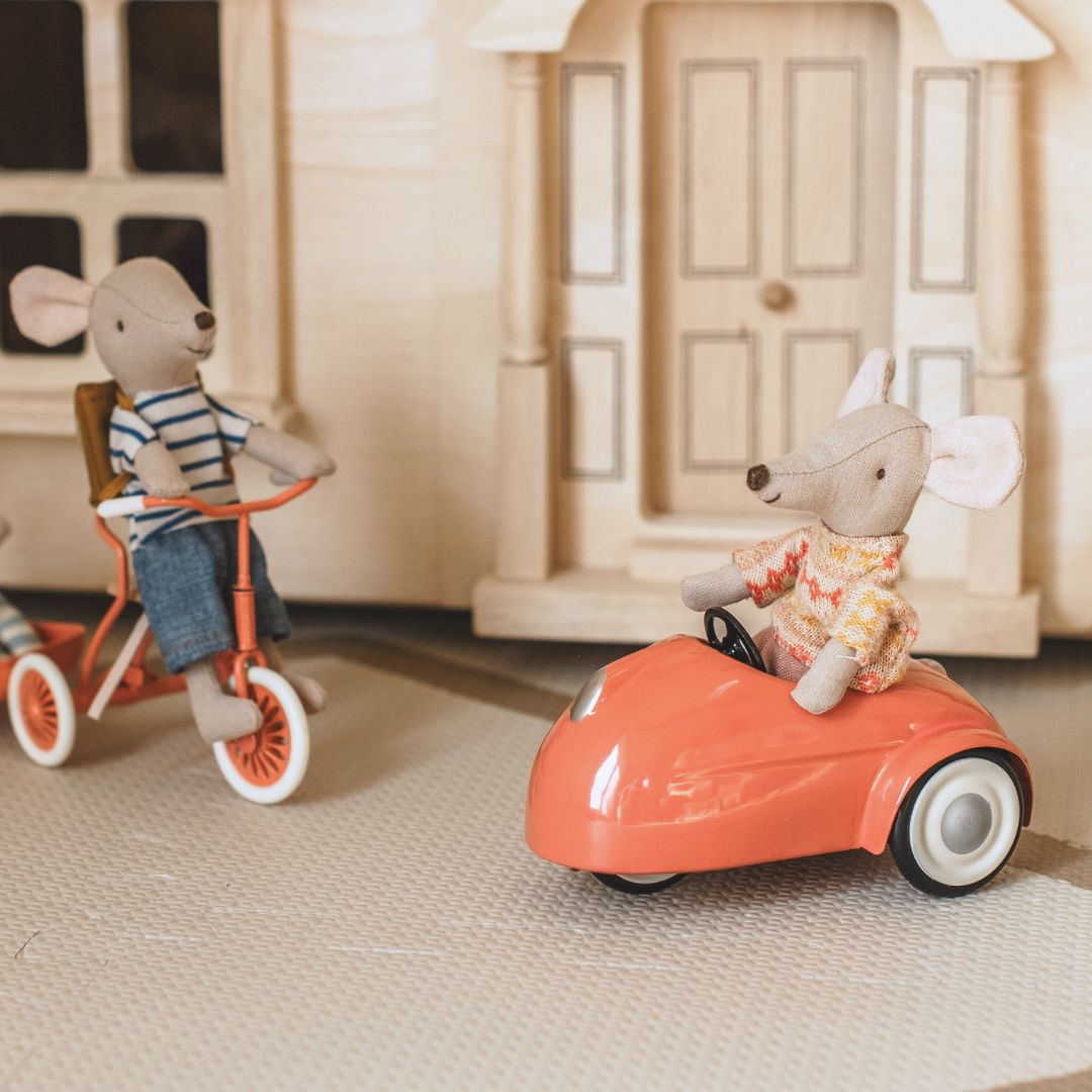 Maileg muizen auto coral