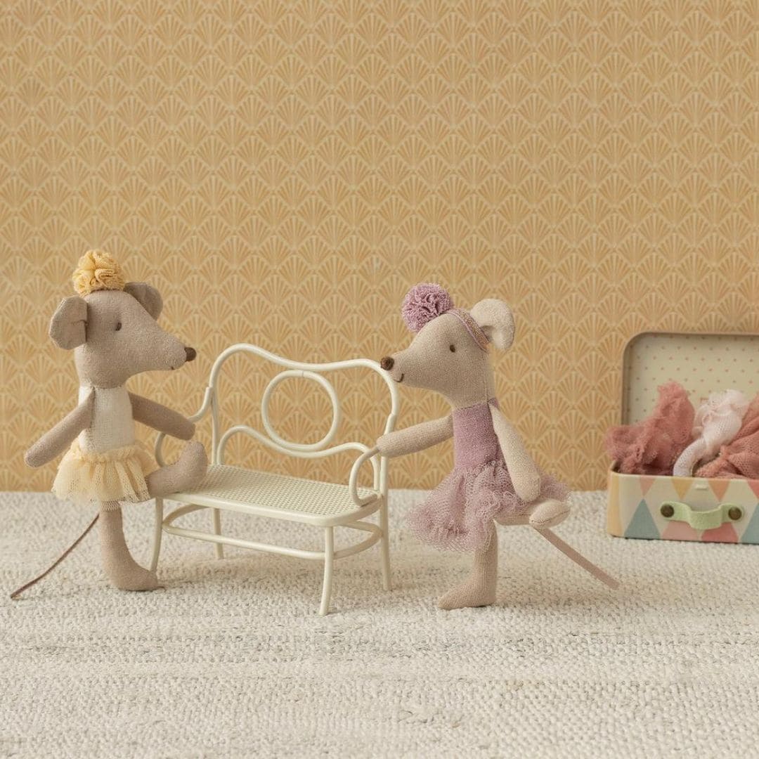 Maileg kleine zus ballerina muis - off white