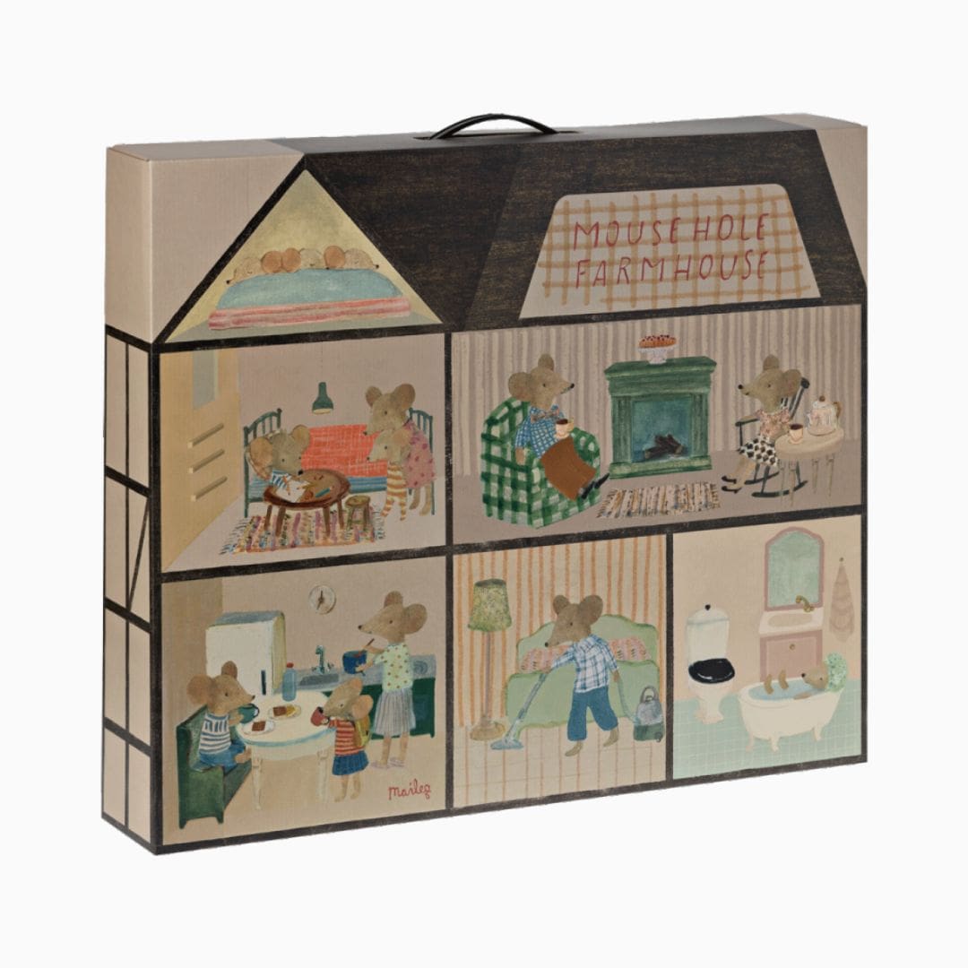 Grote houten boerderij poppenhuis Maileg