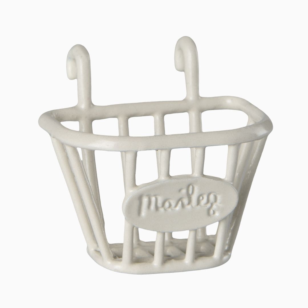 Maileg metalen fietsmand voor driewieler fiets