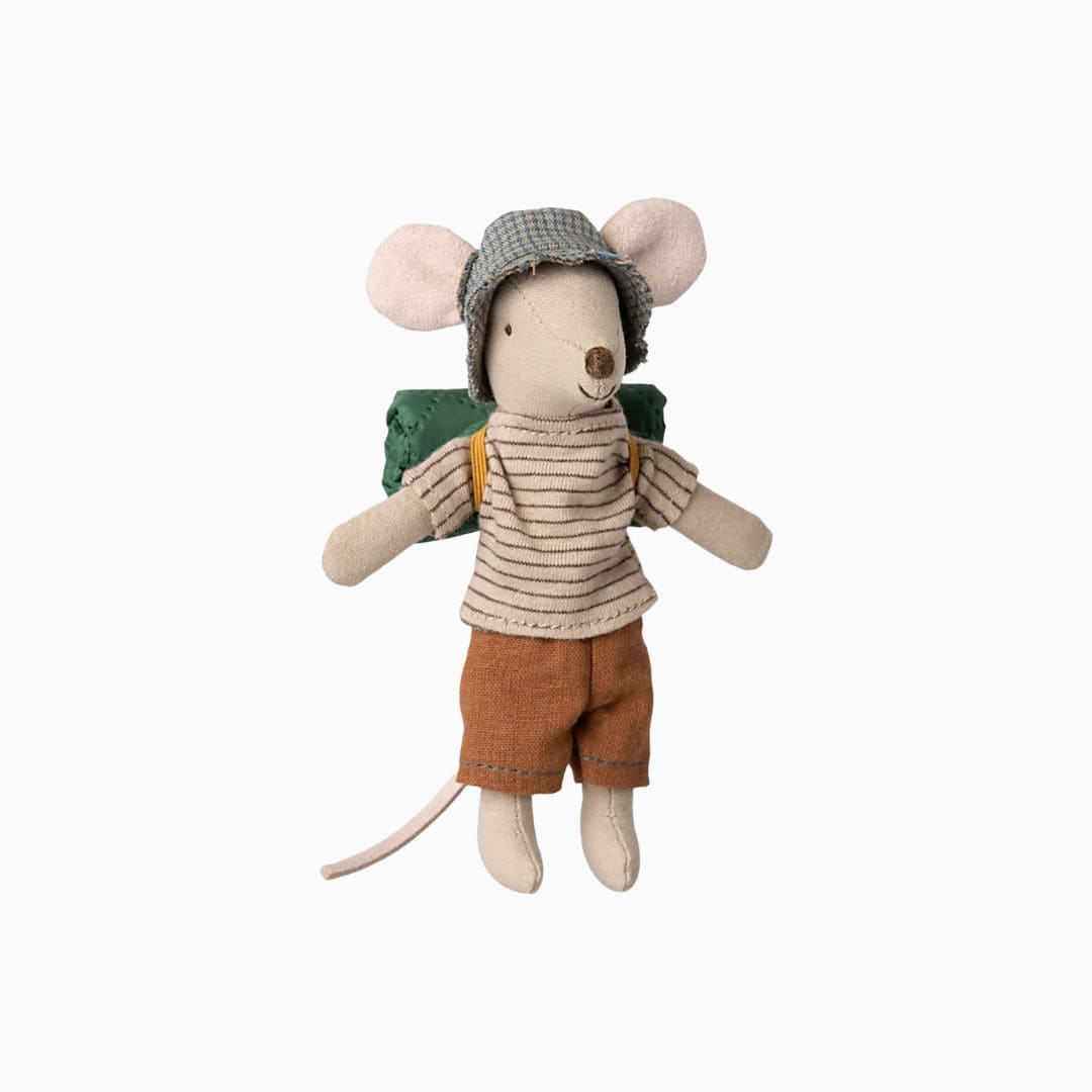 Maileg hiker-muis grote broer - Thin stripes