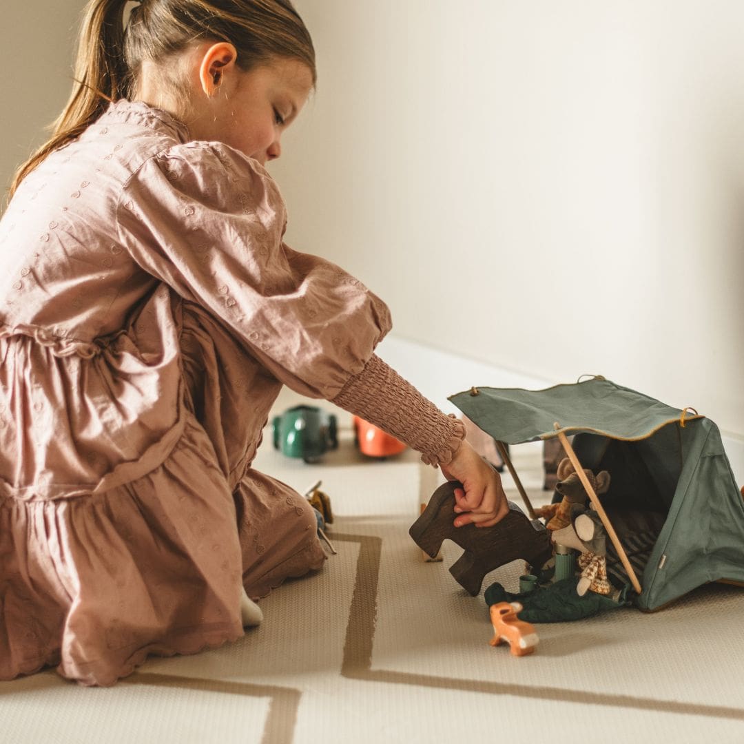 Speelgoed miniatuur tent van Maileg