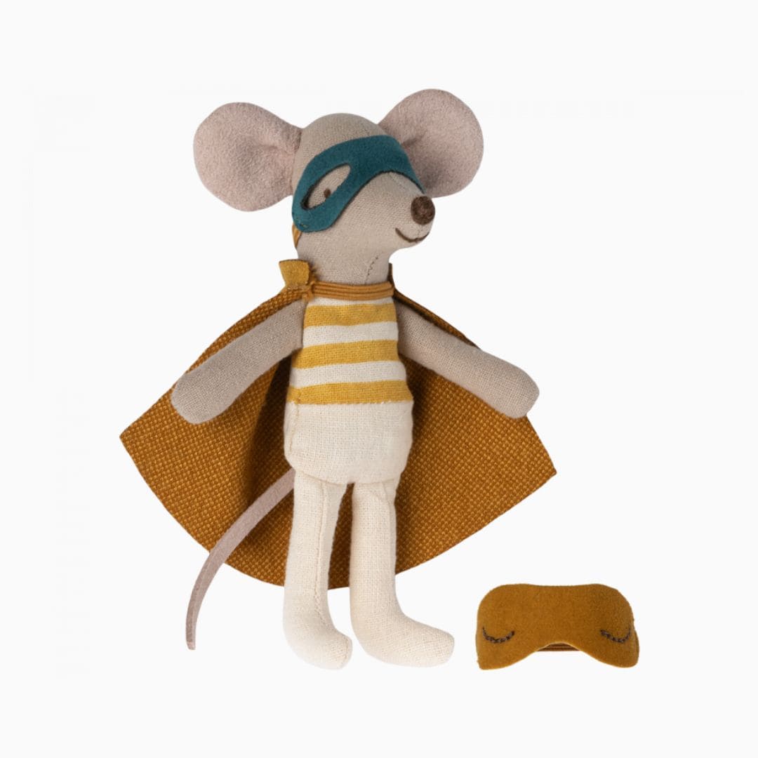 Superheld kleine broer in luciferdoosje Maileg