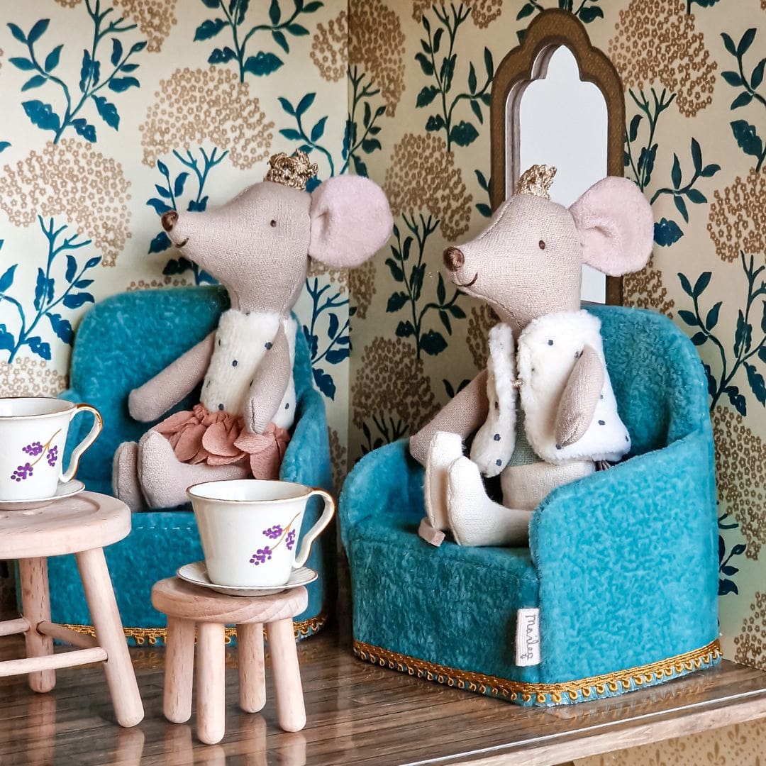 Maileg muizen koninklijke tweeling kleine broer en zus