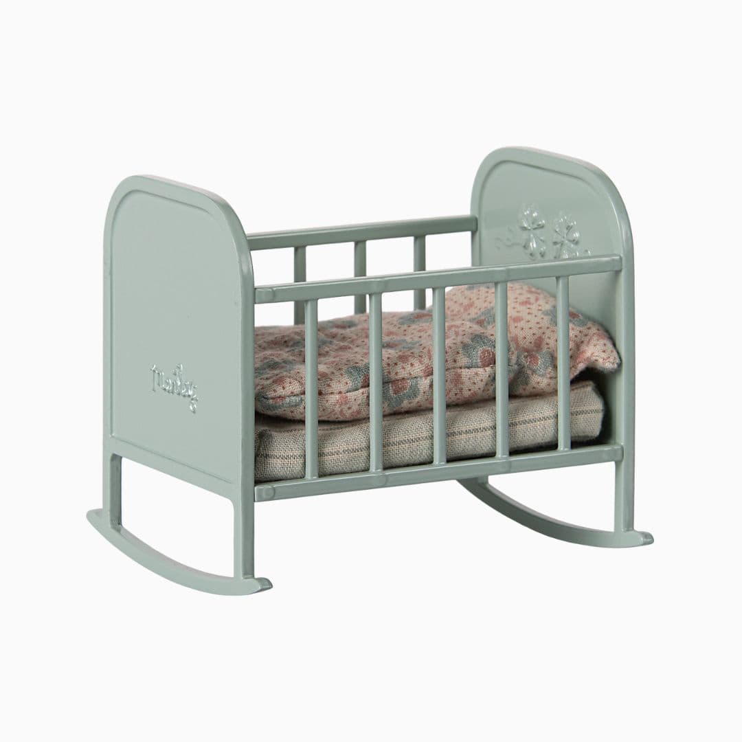 Maileg metalen wieg mintgroen