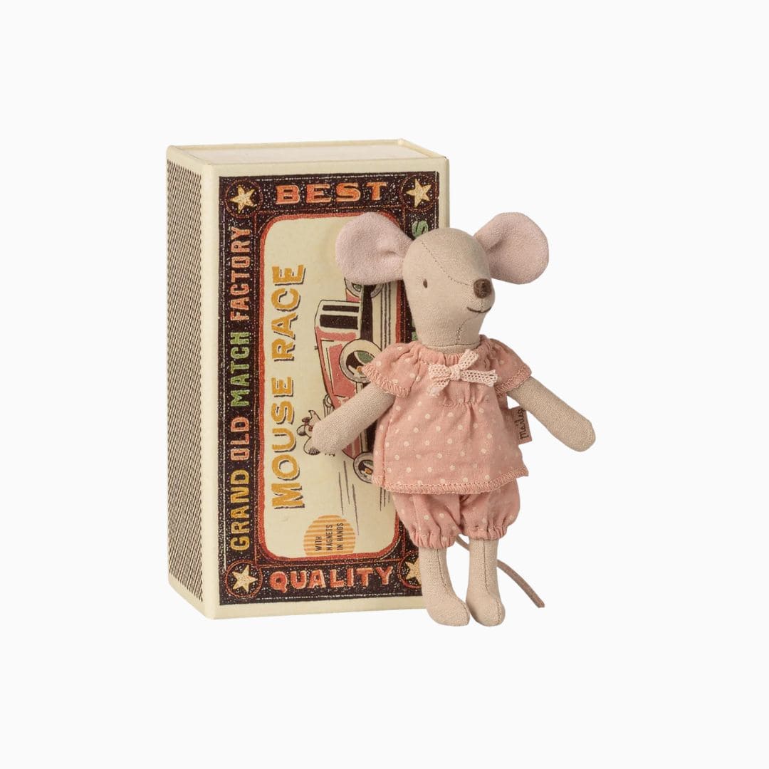 Maileg grote zus muis in luciferdoosje