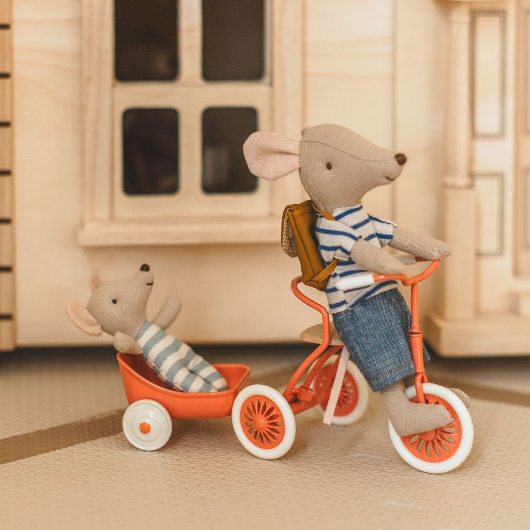 Mailer driewieler muis grote broer