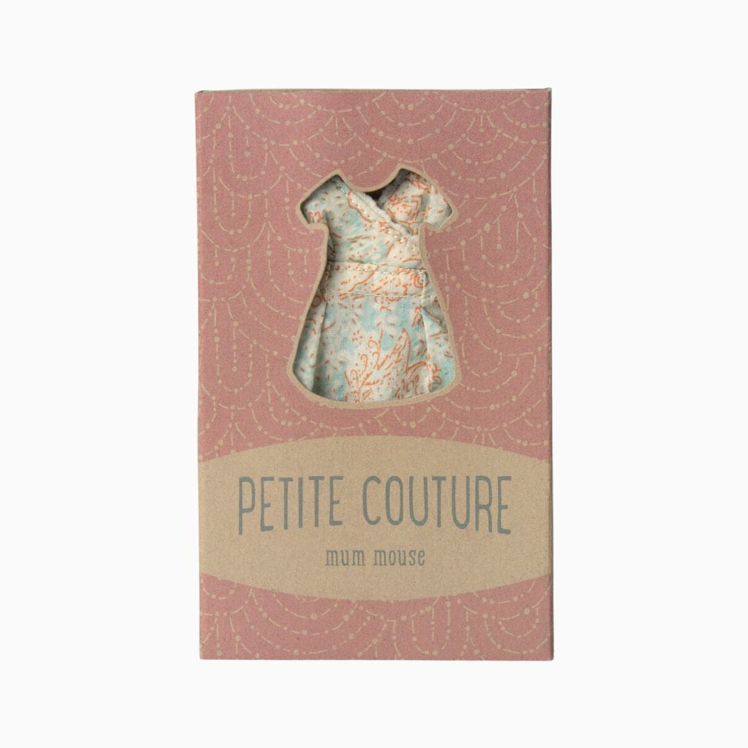 Maileg poppenkleding voor mama muis katoenen jurk