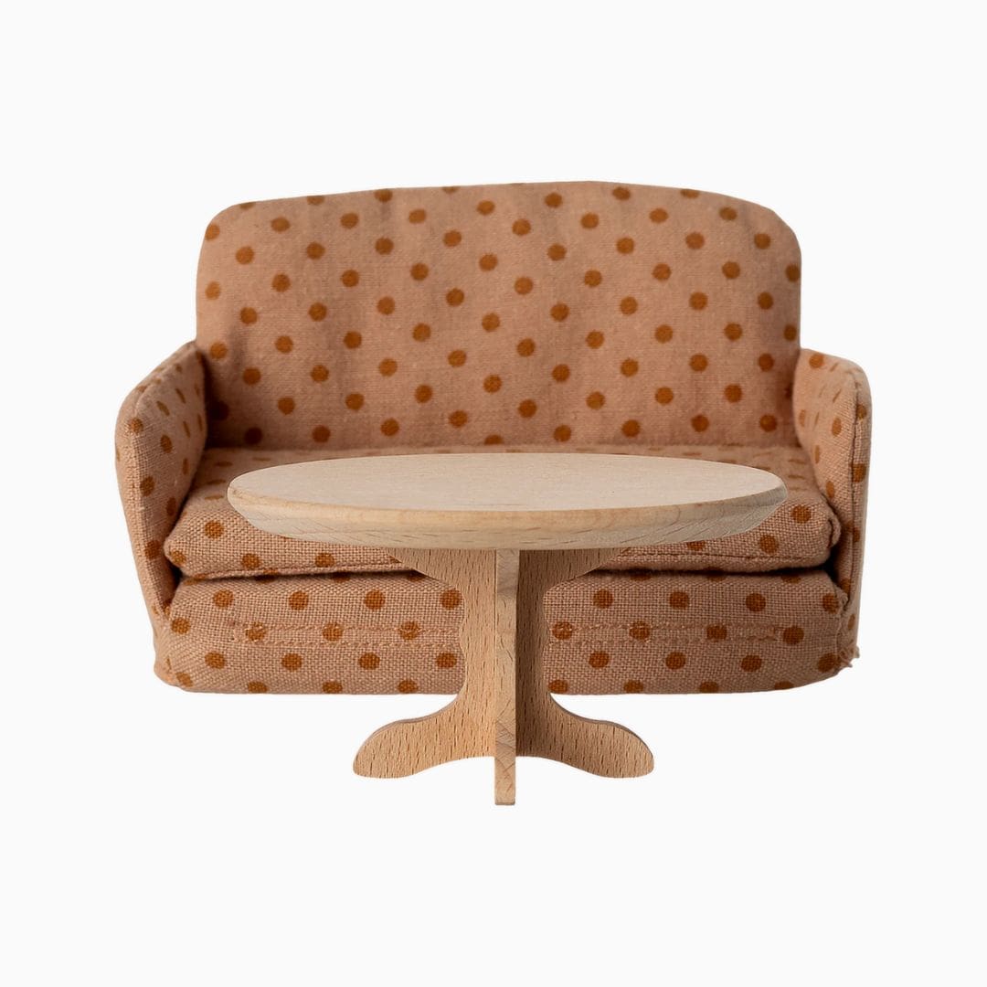 Maileg ovale salontafel van hout