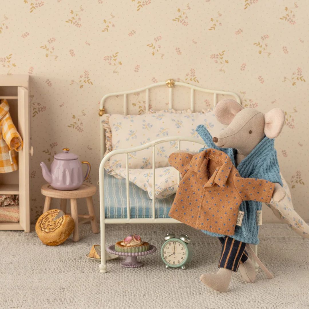 Maileg poppenkleding papa muis gestreept shirt met broek