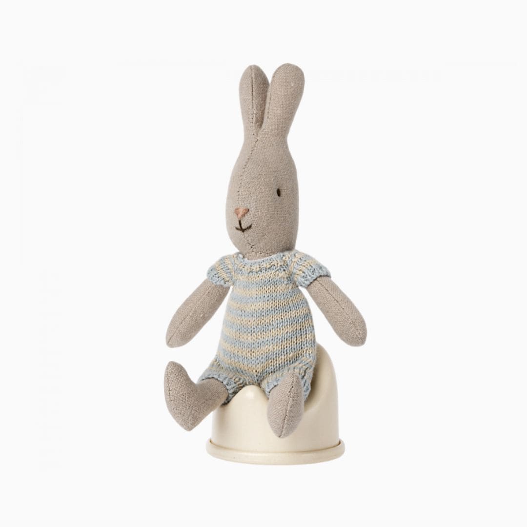 Wc potje Maileg off-white