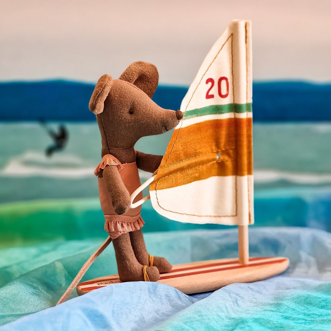 Maileg surfer muis kleine zus