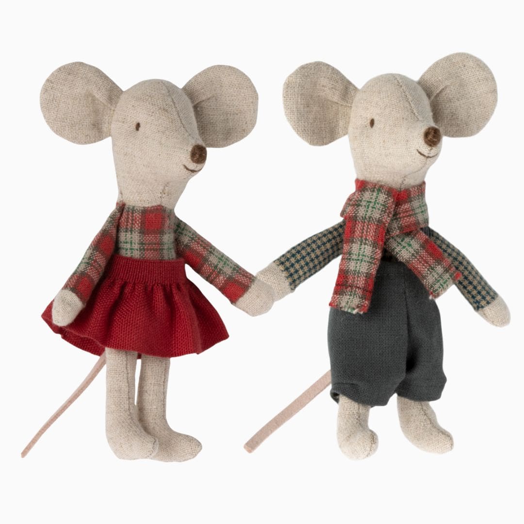 Maileg winter tweeling, kleine broer en zus