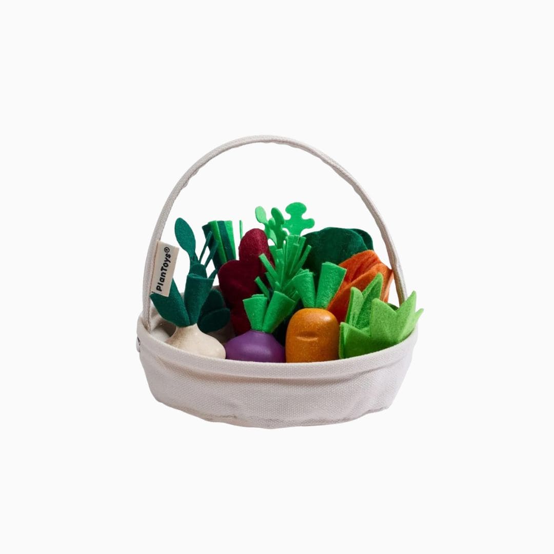 Plantoys mandje met verse groenten