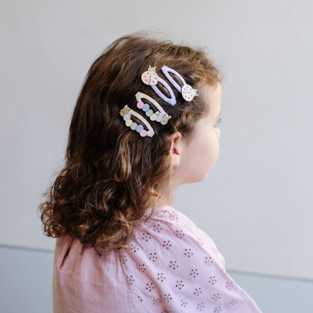 Mimi & Lula haarspeldjes lieveheersbeerstjes 4 stuks
