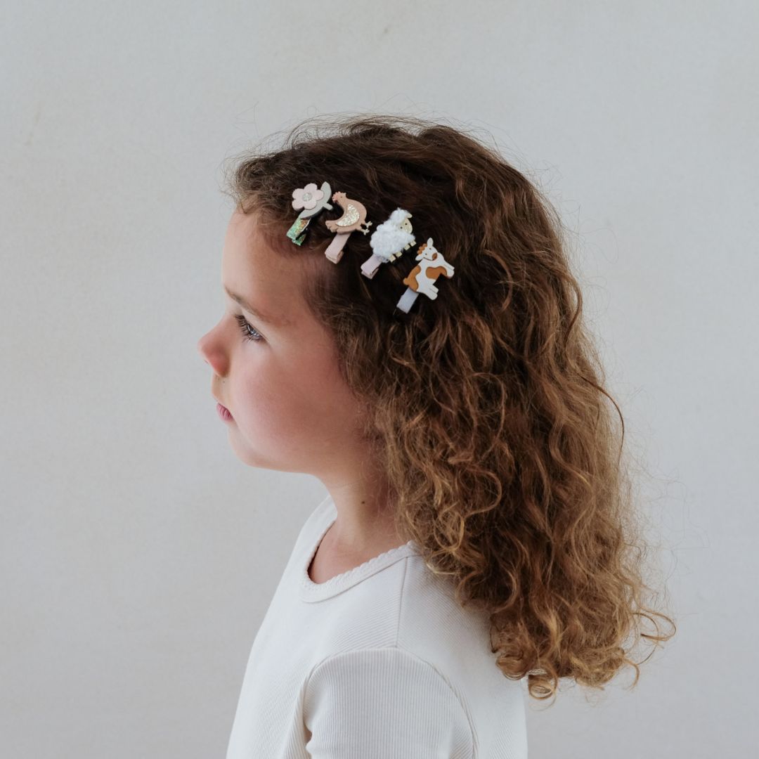 Mimi & Lula haarclipjes boerderijdieren