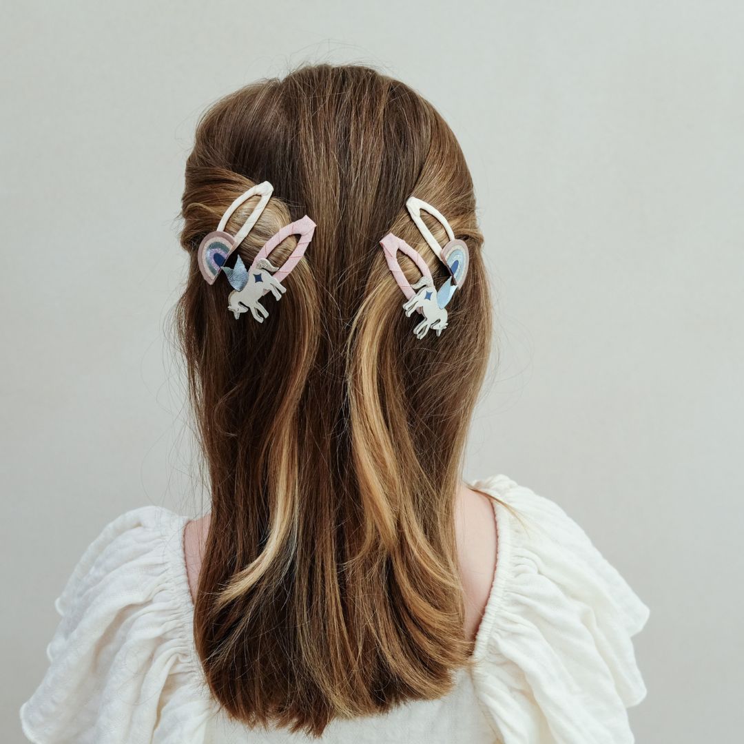 Mimi & Lula haarspeldjes in unicorn thema