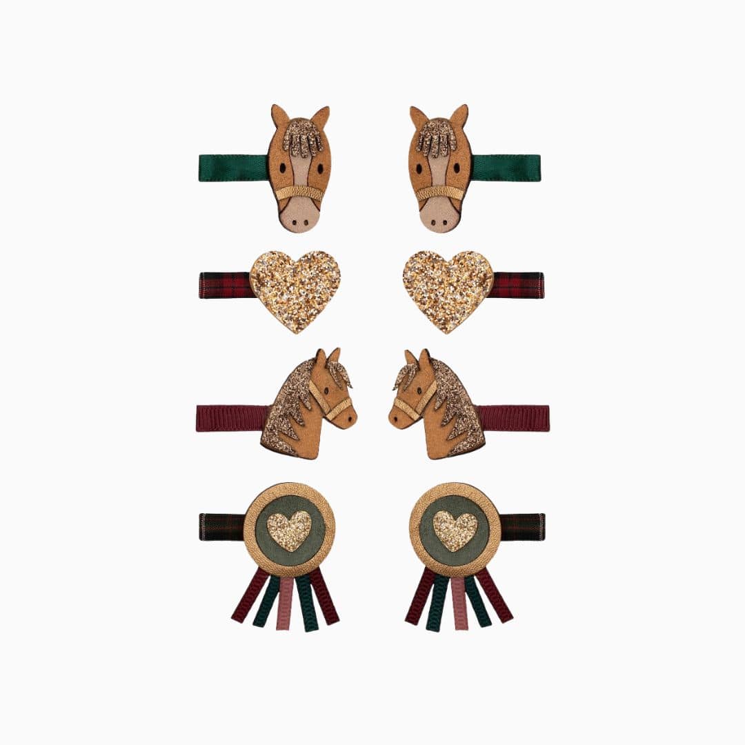 Mimi & Lula haarclipjes paarden