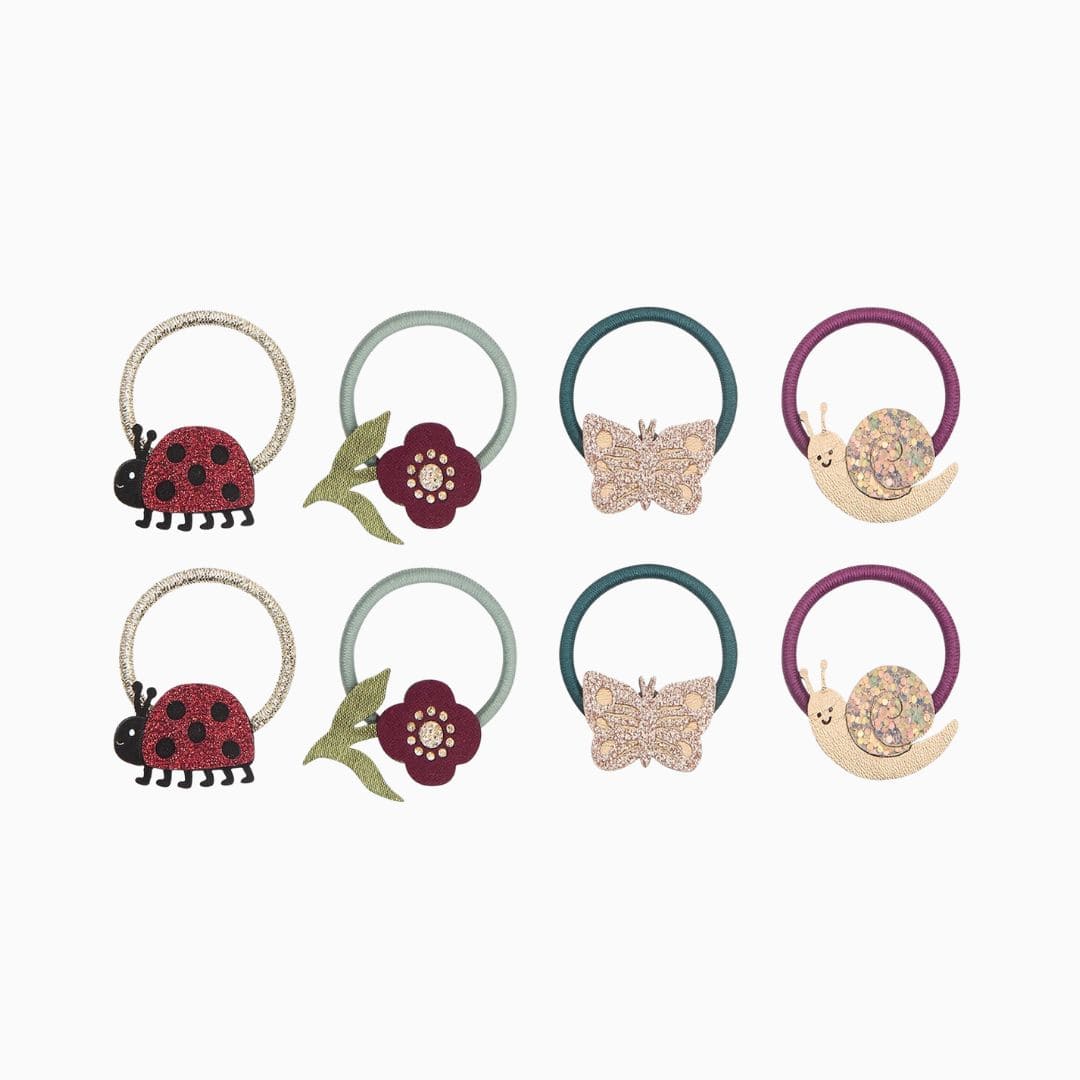 Mimi & Lula haarelastiekjes - winter mini beasts
