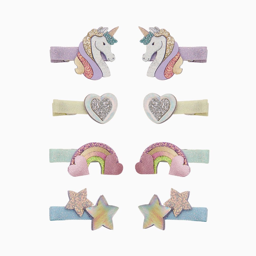 Mimi & Lula haarclipjes in unicorn thema