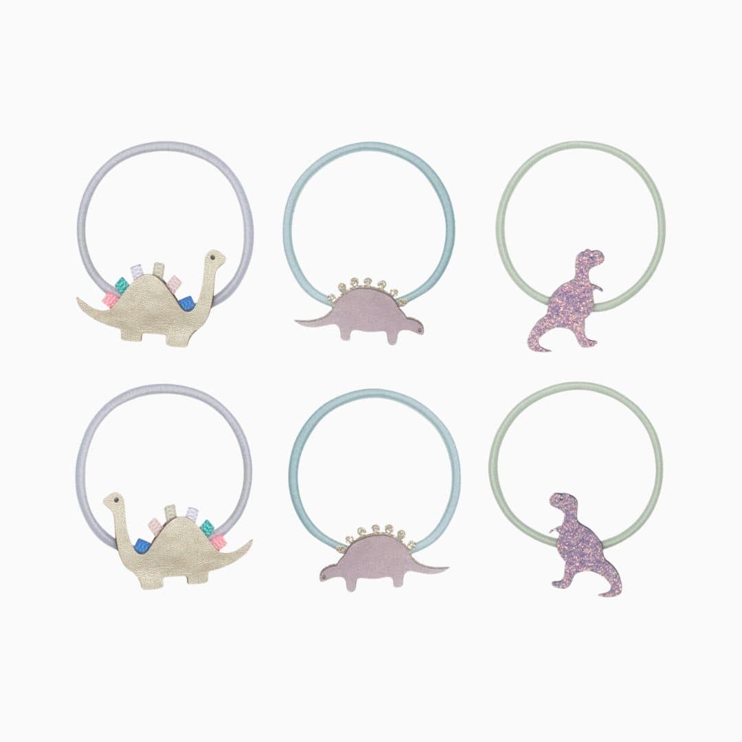 Mimi & Lula haarelastiekjes met dino's