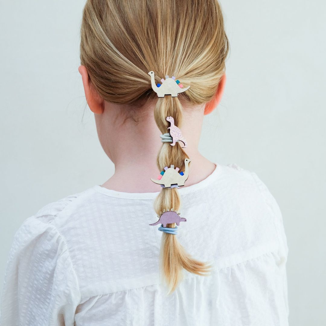 Mimi & Lula haarelastiekjes met dino's