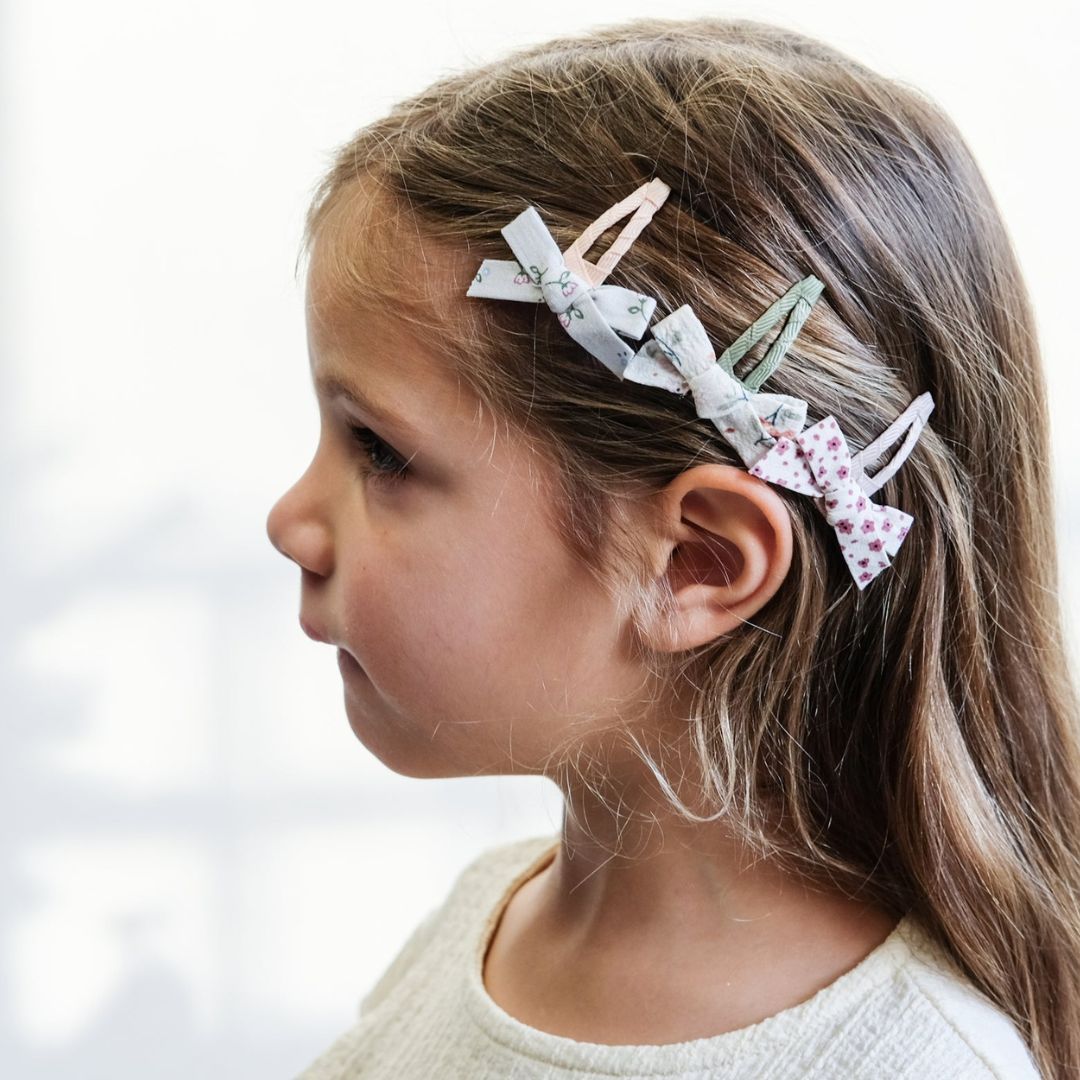 Mimi & Lula set van 6 haarspeldjes met strik