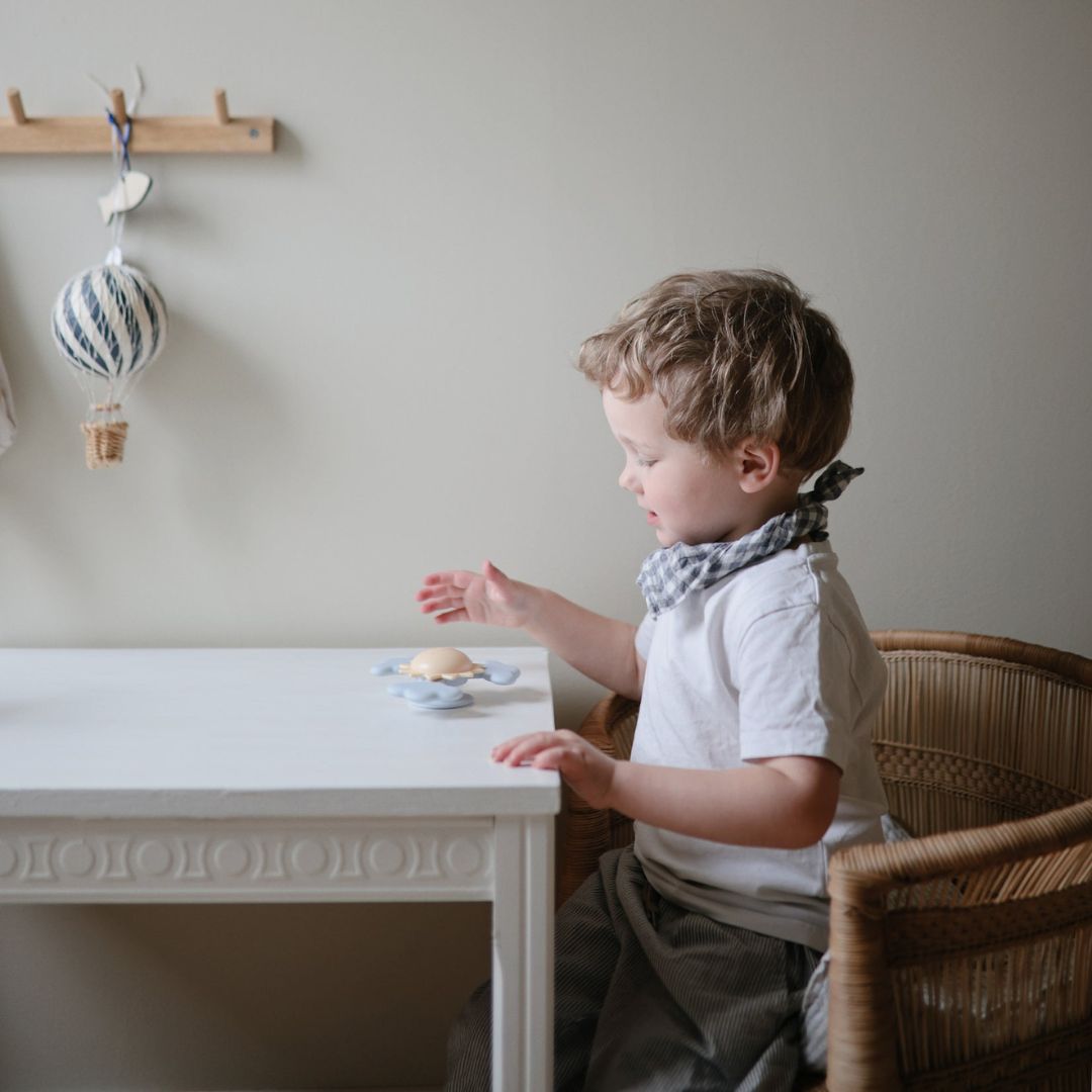 MUSHIE spinner met zuignap - sunshine