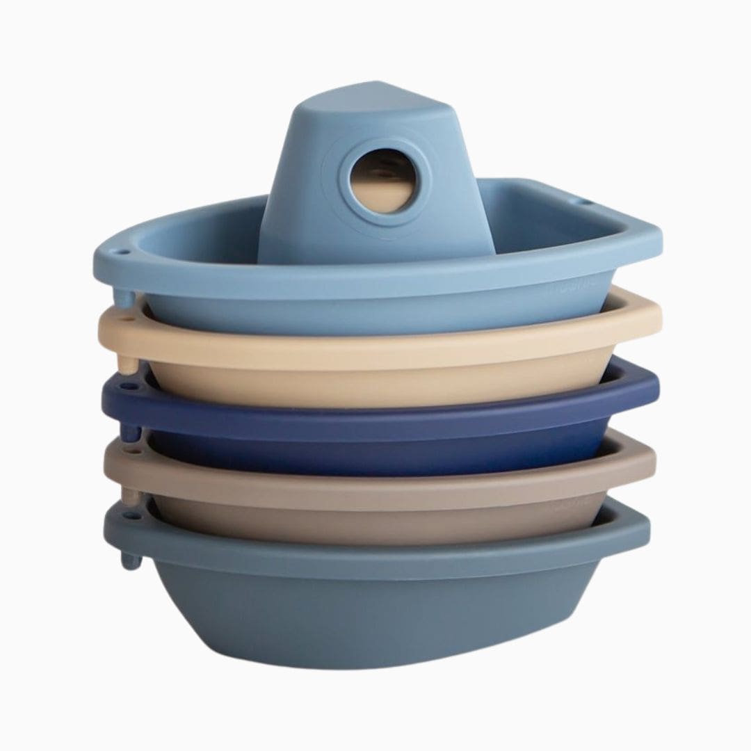 Mushie badbootjes ocean in de kleur blauw