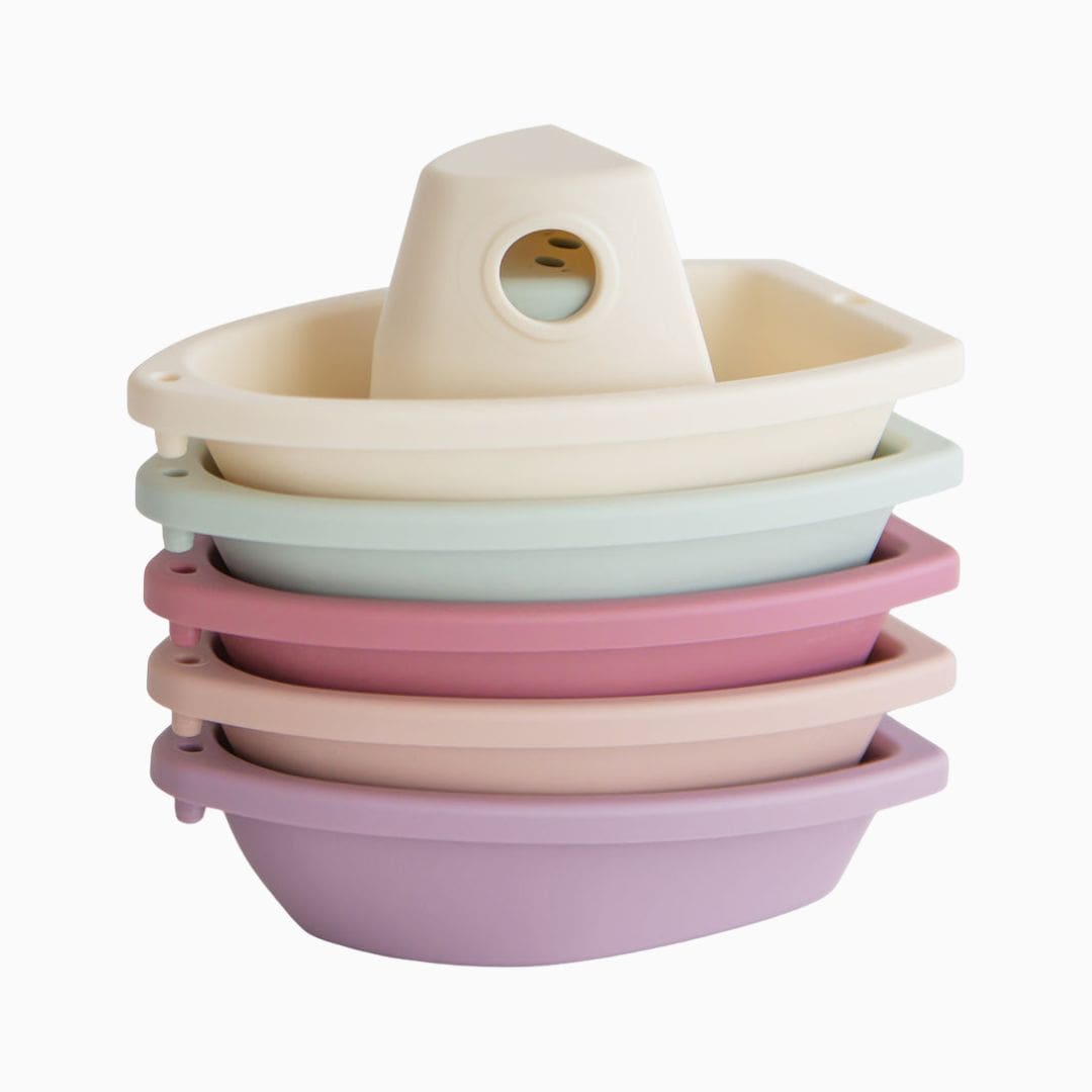 MUSHIE badbootjes badspeelgoed petal in roze tinten