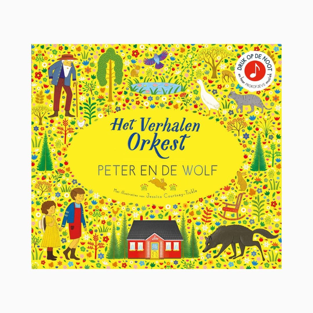 Het Verhalen Orkest muziekboek Peter en de wolf van uitgeverij Christofoor