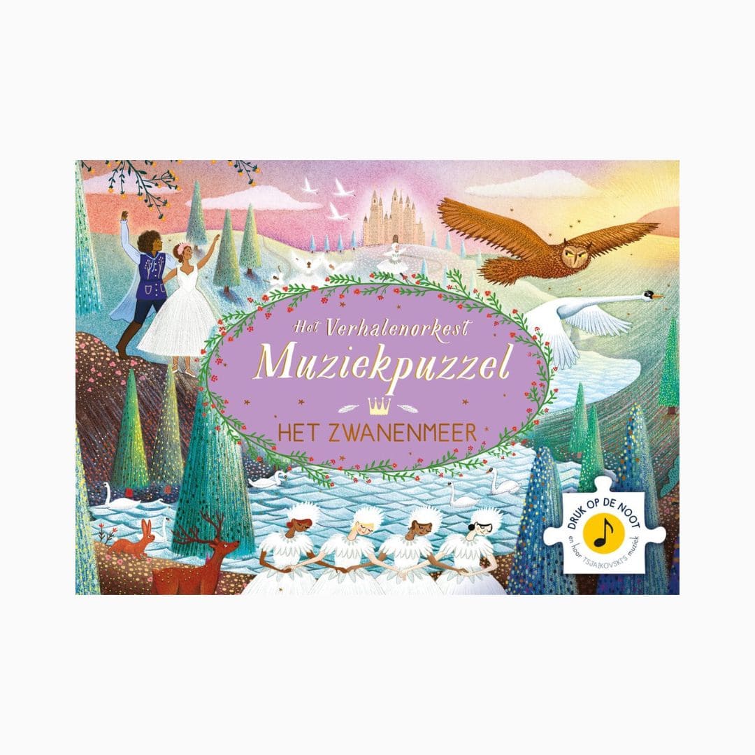 Muziekpuzzel Het zwanenmeer van Het Verhalenorkest door uitgeverij Christofoor